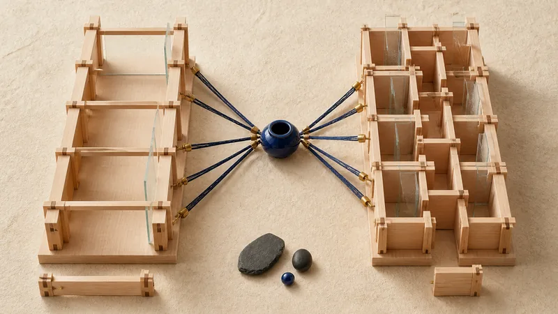 One team core feeds two equal but structurally different timber collaboration systems